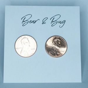 Bear & Bug Penny Earrings